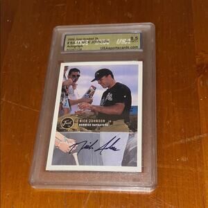 2000 Just Graded 2K BA-14 Sacramento NICK JOHNSON Graded Rookie Card NM MT 8.5